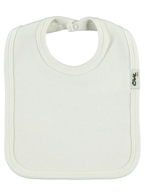 Arkadan Çıtçıtlı Unisex Mama Önlük - EkruStandart