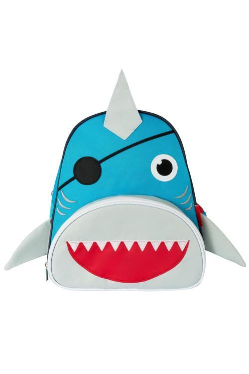 Köpek Balığı Sırt Çantası Anaokulu Yuva Kreş Okul Çantası Korsan Köpek Balığı Figürlü