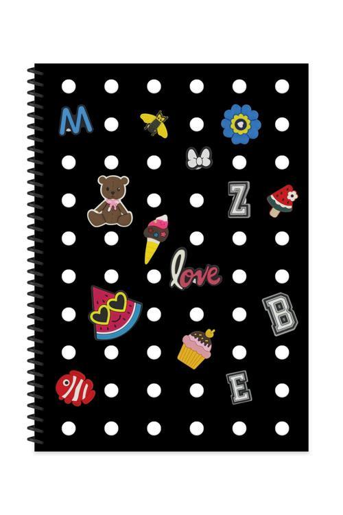 A4 80 Yp. Çizgili Pp Kapak Spiralli Defter İlköğretim Defter