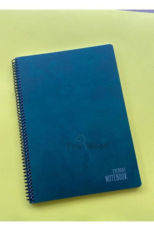 A4 Alfa Stickerlı 80 Yaprak Erkek Çocuk Okul Defteri | Spiralli Çizgili Defter Yeşil