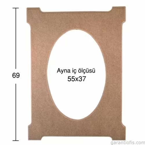 -Art AY 129 Boyanabilir Ahşap Ayna Çerçeve