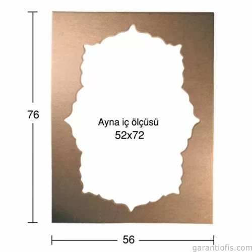-Art AY 137 Boyanabilir Ahşap Ayna Çerçevesi