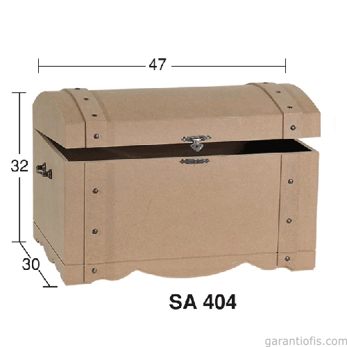 -Art SA 404 Boyanabilir Ahşap Sandık