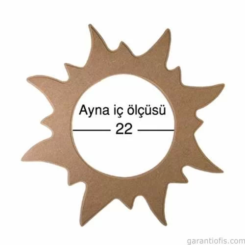-Art AY 126 Boyanabilir Ahşap Ayna Çerçeve