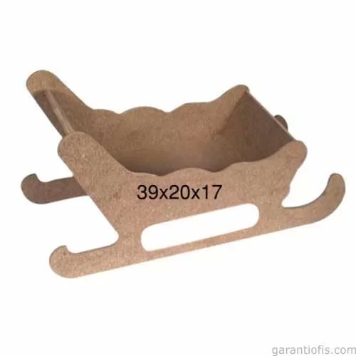 -Art Ham Ahşap Kızak Obje F 800