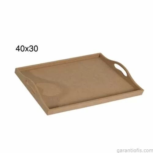-Art T 683 Ahşap Dikdörtgen Tepsi