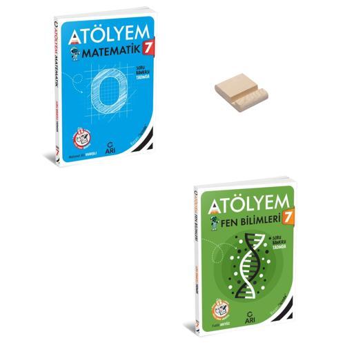 7. Sınıf Atölyem Matematik ve Fen Bilimleri Soru Bankası + Telefon Standı