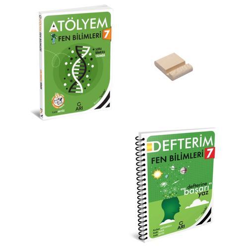 7. Sınıf Fen Bilimleri Atölyem ve Defterim + Telefon Standı