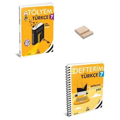 7. Sınıf Türkçe Atölyem ve Defterim + Telefon Standı