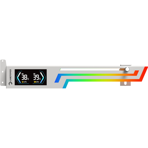 Heatsync ARGB LCD Ekran Kartı Tutucu Beyaz