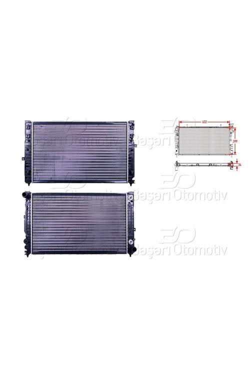 8D0121251L-AUTOLUX AUDI A4 A6 PASSAT2.4 2.5TDI 99 05 SU RADYATORU MEKANIK AT 632X399 MM
