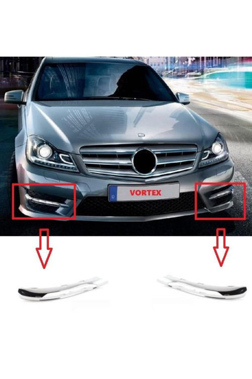 W20411-1706AMG W204 2011- SİS FAR KAPAK NİKELAJI SAĞ ( AMG OEM No: 2048853074