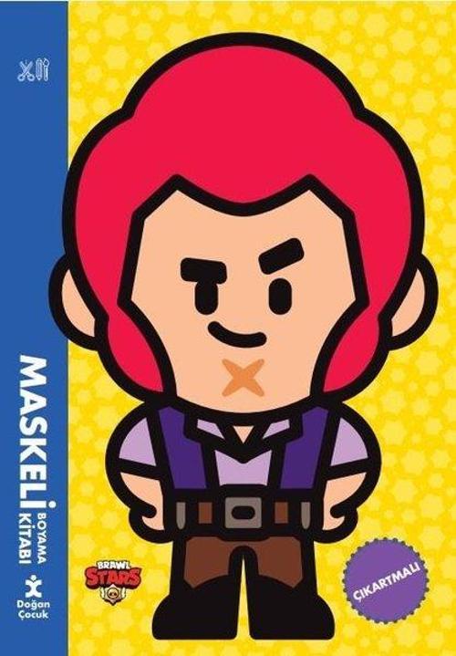 Brawl Stars - Maskeli Boyama Kitabı - Çıkartmalı