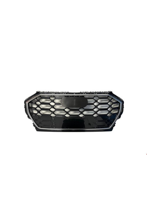 Q521-2004 AUDİ Q5 2021- ÖN PANJUR (PARLAK GRİ-MAT KROM ÇERÇ) UYUMLU OEM NO: 80D853651..