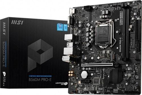 B560M Pro-E Soket 1200 Ddr4 4800 (Oc) Pcı-E Gen 4 ,M.2 Usb3.2 1X 1G Lan Matx Intel Anakart