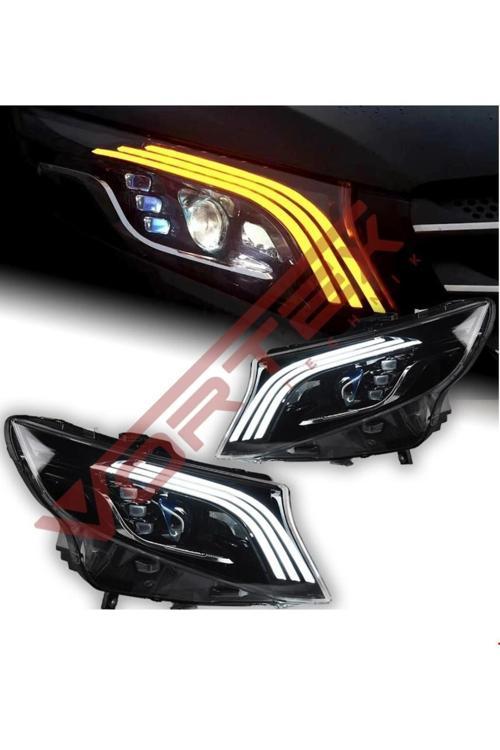 W44714-7000 MERCEDES VİTO W447 2014- ÖN FAR SETİ (MAYBACH GÖRÜNÜM) UYUMLU OEM NO: