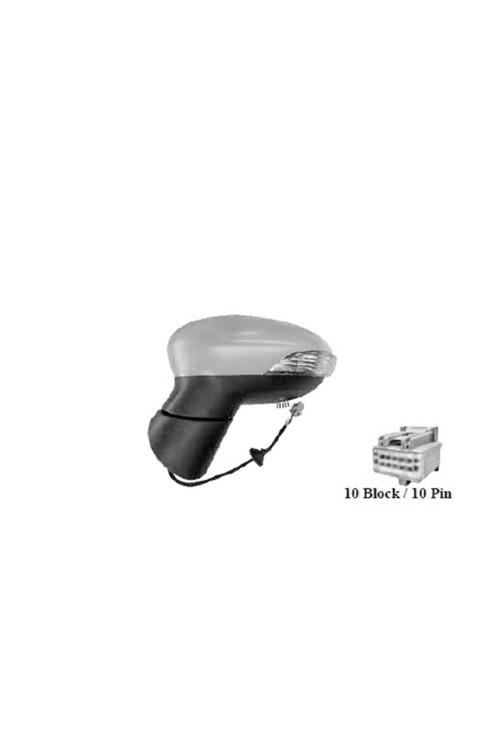 C1BB17683GA-FORD FİESTA AYNA ELEKTRİKLİ ISITMALI SİN.ÇEVRE AYD.KATL.AST.SOL 12- -FOR11FI057