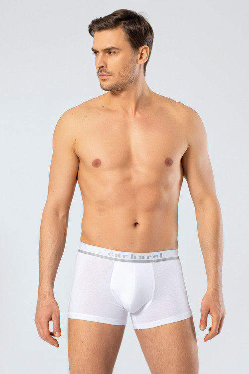 Erkek Likralı Boxer 1317/Beyaz