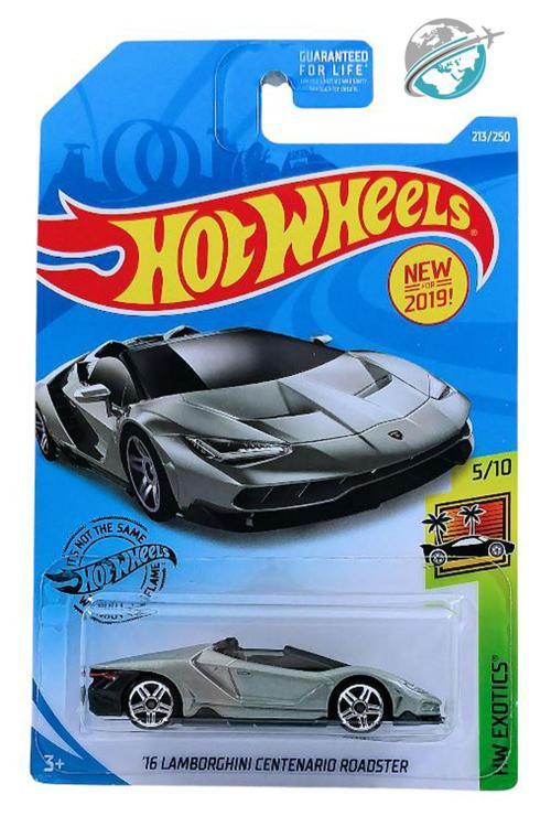 - '16 Lamborghini Centenario Roadster (1/64) Metalik Gri - Yurt Dışı Uzun Kartonet - 2019 Serisi