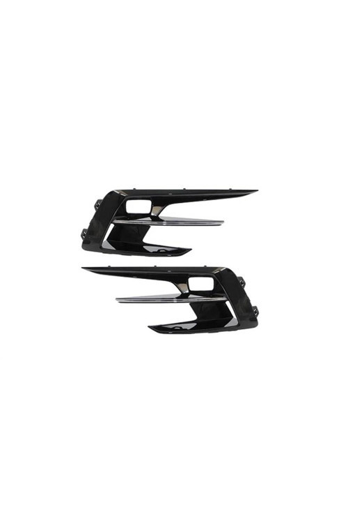 261522906R-RENAULT MEGANE ÖN TAMPON PANJURU DELİKLİ KROM ÇITALI SET 21- -REN07ME237