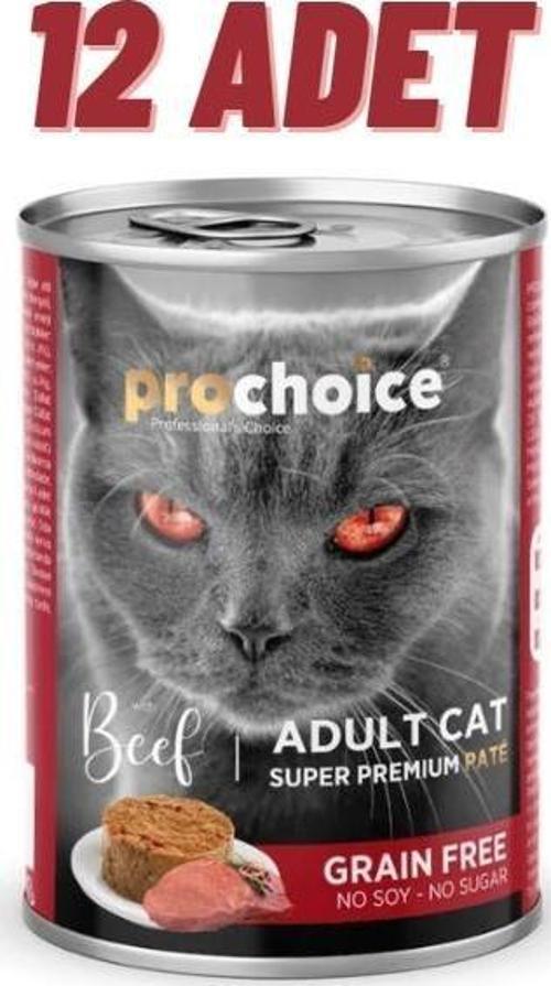 Adult Cat Beef Pate Kedi Konservesi 12x400 gr
