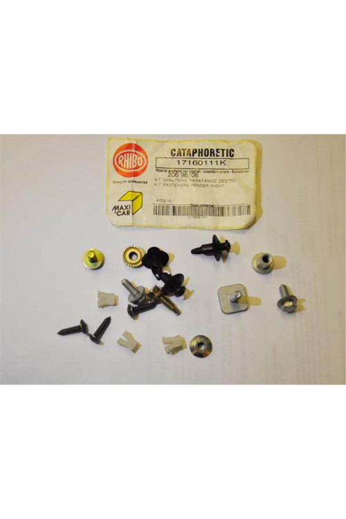 6999FR-PEUGEOT 206 ÖN ÇAMURLUK MONTAJ KİTİ SAĞ 98- -PEJ0826010