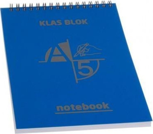 Bloknot Spiralli Plastik Kapak Çizgili 72 YP A5