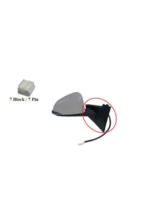879100D600-TOYOTA YARİS AYNA ELEKTRİKLİ ISITMALI SİN.ASTOYOTA SAĞ 11- -TOY11YA017