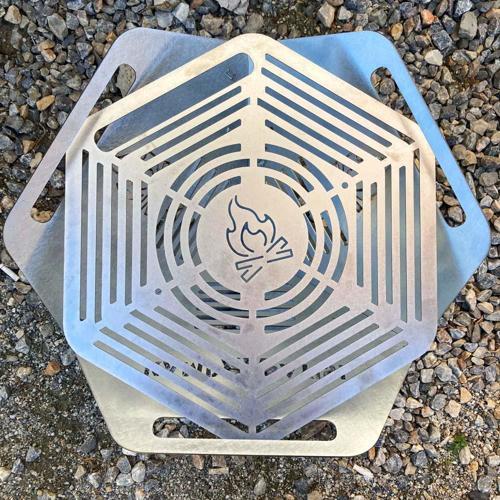 ® CampyTri Grill Max™: Katlanabilir Izgara Mangal - 2mm Galvaniz Çelik, Taşıma Çantalı Özel Tasarım