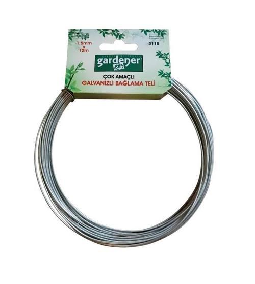 3115 Galvanizli Çok Amaçlı Bağlama Teli 1,5mmx12m