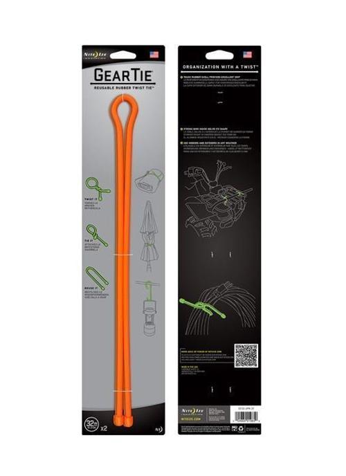 Gear Tie Kablo Düzenleyici Turuncu 81cm 2li Paket