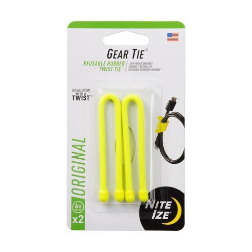 Gear Tie Kablo Düzenleyici Neon Sarı 15cm 2li Paket
