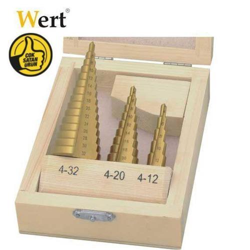 W3500 3lü Kademeli Saç Delme Seti