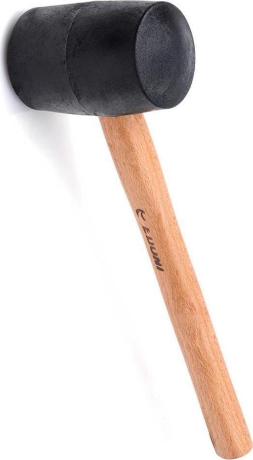 ET864 Ağaç Saplı Lastik Tokmak 60mm