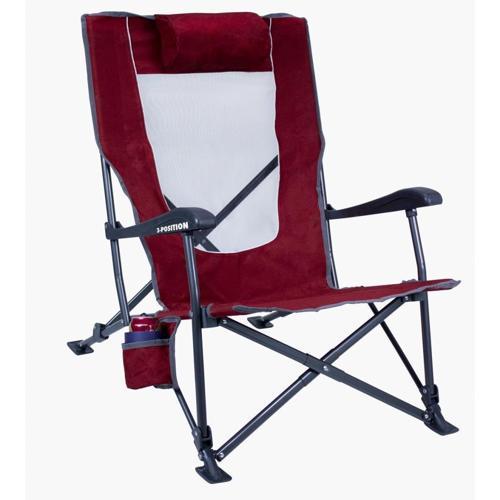 Outdoor Low-Ride Recliner 3 Kademeli Katlanır Kamp Sandalyesi