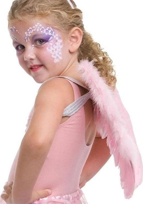 Pembe Renkli Orta Boy Çocuk Melek Kanadı 40x60 Cm