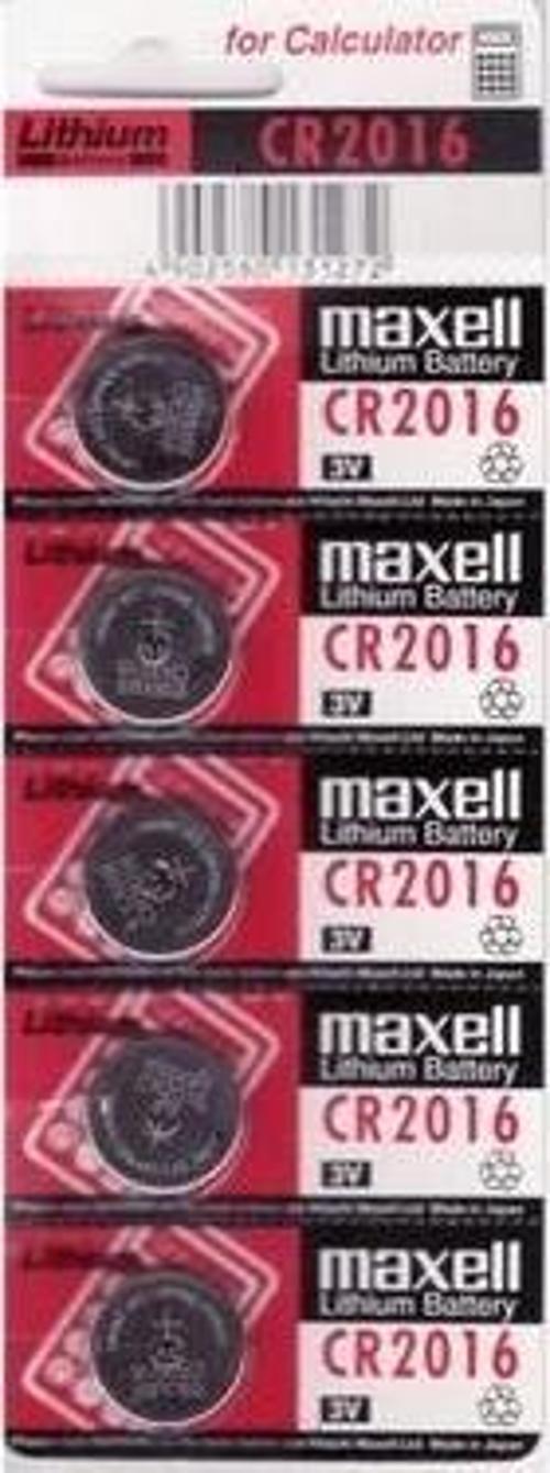 Maxell Cr2016 3v Lityum Düğme Pil 5'li Paket