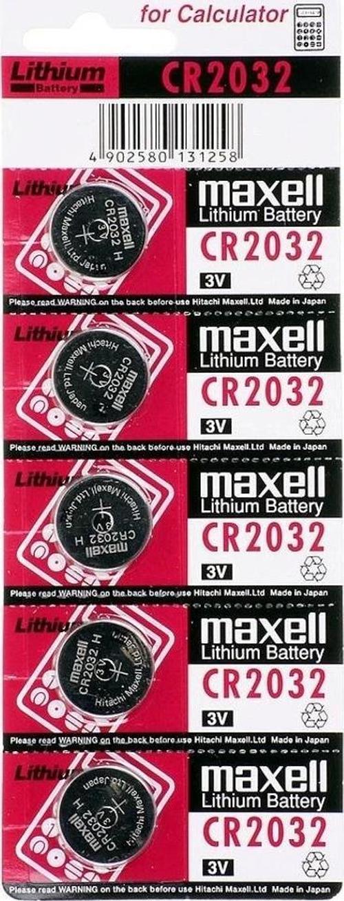Maxell Cr2032 3v Lityum Düğme Pil 5'li Paket