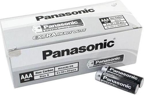 Panasonic Manganez İnce Kalem Aaa Pil 60'lı Paket