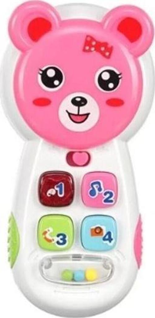 ZEY2023 Müzikli Telefon,Oyuncak Müzikli Işıklı Aynalı Telefon