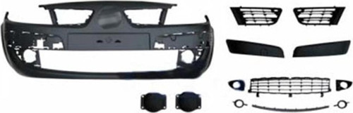 620225303R-RENAULT SCENIC ÖN TAMPON SİYAH KOMPLE 05-08 -REN07SC051