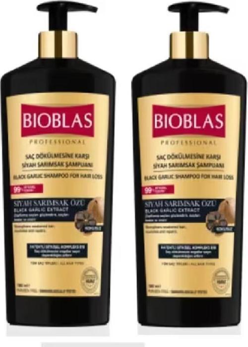 Siyah-kara Sarımsak Şampuanı 1000 ml 2 Adet