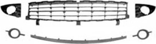 7701477303-RENAULT SCENİC ÖN TAMPON PANJURU SİYAH SET 06-09 -REN07SC055