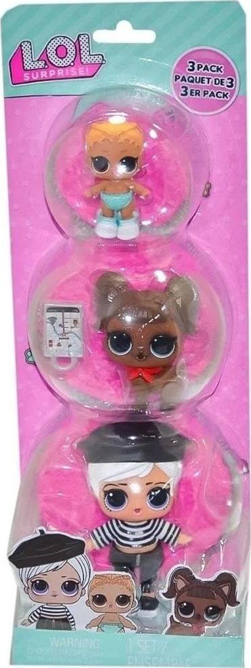 Giochi Presiozi LOL LIL Sürpriz ve Hayvanlar - Beatnik Babe+Darling Doggie+Lil Kicks
