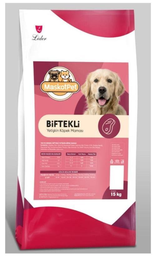 Biftekli Yetişkin Köpek Maması 15kg
