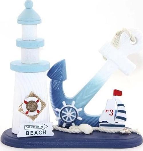 Ahşap Marin Çapalı Deniz Feneri Alk2451