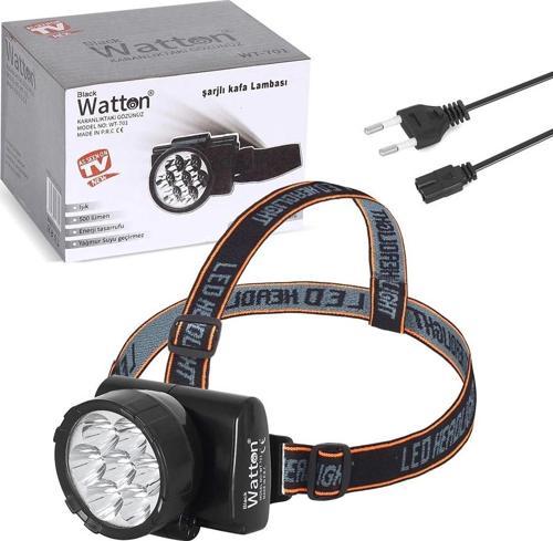 7 Ledli Şarjlı Baret Kafa Lambası  Wt-701