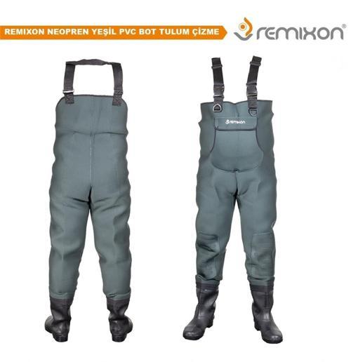 Neopren PVC Bot Tulum Çizme YEŞİL-43
