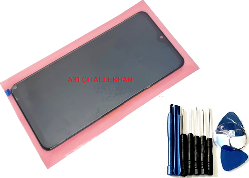 Samsung Galaxy A31 (SM-A315F) Lcd Ekran Dokunmatik Orijinal (Full Çıtalı Tamir Seti)