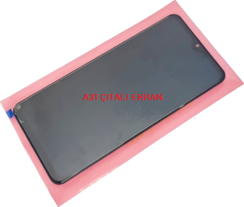 Samsung Galaxy A31 (SM-A315F) Lcd Ekran Dokunmatik Orijinal (Full Çıtalı)